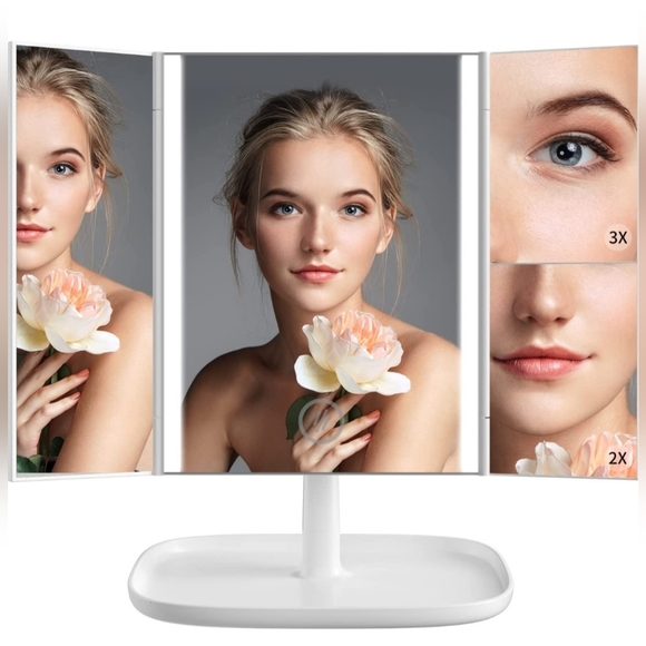 Peyigg Makeup Makeup Mirror Vanity Mirror With Lights 3 Color